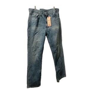 Levis 514 Straight Fit Mens Jeans Blue Denim Medium Wash W34 L30 514 NWT